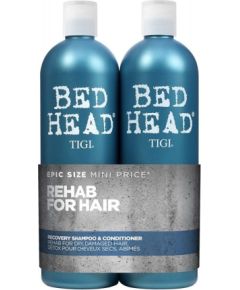Set Tigi: Bed Head Recovery, Hair Conditioner, For Repairing, 750 ml + Bed Head Recovery, Hair Shampoo, For Repairing, 750 ml Уход за волосами