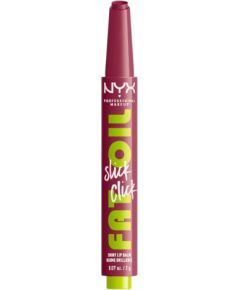 Nyx, Fat Oil Slick Click, Vegan, Glossy, Lip Balm, 07, DM Me, 2 g Lūpu krāsas, spīdumi, balzāmi