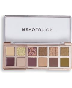 Makeup Revolution, The Eternal Icon Green, Eyeshadow Palette, 12 Shades, 8 g Dekoratīvā kosmētika