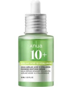 Anua, Azelaic Acid 10, Azelaic Acid 10 + Hyaluron, Soothing Anti-Redness, Serum, For Face, 30 ml Уход за лицом