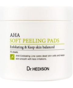 Dr. Hedison, Aha, Vegan, Exfoliation, Daily, Peel-Off Pads, 70 pcs Косметика для тела