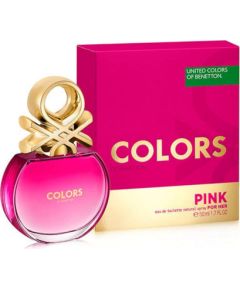 Benetton, Colors Pink, Eau De Toilette, For Women, 50 ml Духи и косметика