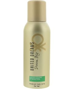 Benetton, Dream Big, Free Of Parabens, Floral, Deodorant Spray, For Women, 150 ml Дезодоранты