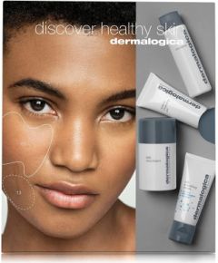 Discover Healthy Skin Set Dermalogica: Daily Skin Health, Hyaluronic Acid, Hydrating 48H, Daily, Cream, For Face & Neck, 15 g + Daily Skin Health, Natural Essential Oils, Deep Cleans And Purifies, Cleansing Oil, For Face & Eyes, 30 ml + Daily Skin Health, Dāvanu komplekti