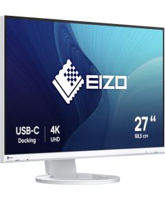 EIZO EV2740S FlexScan, LED monitor, - 27 - white, UltraHD/4K, IPS, USB-C, HDMI, DP, USB hub LED / LCD мониторы