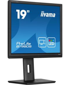 iiyama ProLite B1980S-B1, LED monitor - 19 - black (matte), SXGA, TN, HDMI, DP, ergonomic stand Jaunumi - Datori