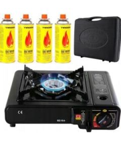 Bugout Gāzes kempinga plīts + 4 kārtridži bugout