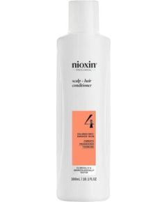 Nioxin System 4 Scalp + Hair Conditioner Progressed Thinning - Kondicionér pro barvené, pokročile řídnoucí vlasy 300ml Уход за волосами