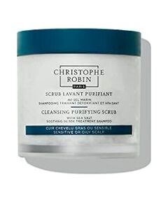 Christophe Robin Cleansing Purifying Scrub with Sea Salt - Čisticí šampon s peelingovým efektem 250ml Matu kopšana