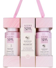 Accentra Hibiscus Home Spa Bath Care Set - Dárková sada koupelové péče Ķermeņa kosmētika