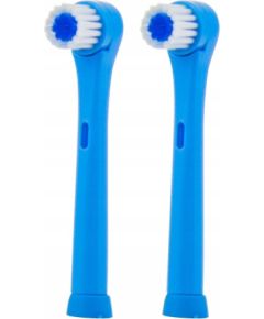 Końcówka Zestaw 2 główek do szczoteczki elektrycznej Psi Patrol Chase niebieskie Uzgaļi elektriskajām zobu birstēm