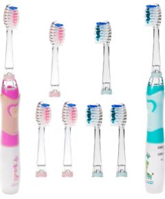 Szczoteczka soniczna SEAGO SG-977 Pink+Green 2szt Elektriskās zobu birstes, irigatori