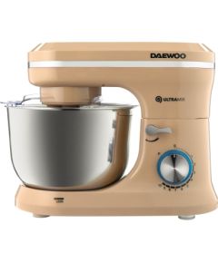 Планетарный миксер Daewoo DHM 150R с чашей, 1600 Вт, 10 скоростей, объем чаши 4,5 л, венчик, крюк дл Mиксеры