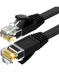 Ugreen   Ugreen NW102 50177 Flat LAN Ethernet Cat. 6 Network Cable 8m - Black Дата USB-кабели