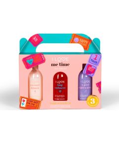 Set I Love: Long Embraces, Hydrating, Shower Gel, For All Skin Types, 250 ml + Coconut Kisses, Hydrating, Shower Gel, For All Skin Types, 250 ml + A Good Night's Sleep, Hydrating, Shower Gel, For All Skin Types, 250 ml Парфюмерные наборы