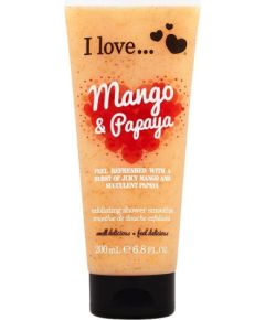 I Love, Originals, Mango & Papaya, Exfoliating, Shower Gel, For All Skin Types, 200 ml Гели для душа для тела