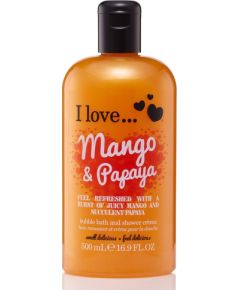 I Love, Mango & Papaya, Cleansing, Shower Gel, 500 ml Гели для душа для тела
