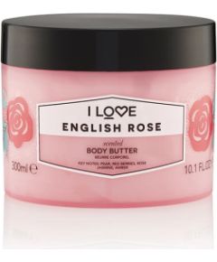 I Love, Signature Collection, Vegan, Hydrating, English Rose, Body Butter, 330 ml Косметика для тела