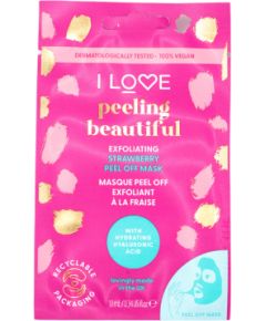 I Love, Beautiful Peeling, Peeling, Sheet Mask, For Face, 10 ml Sejas kopšana