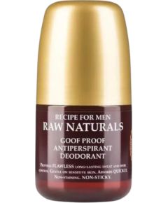 Raw Naturals, Goof Proof, Anti-Irritation, Antiperspirant, For Men, 60 ml Дезодоранты
