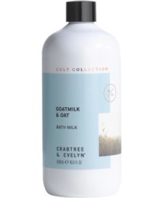 Crabtree & Evelyn, Goatmilk & Oat, Soothing, Bath Milk, 500 ml Dušas želejas ķermenim