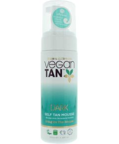 Vegan Tan, Dark Tan, Vegan, Bronzing, Self-Tanning Mousse, 150 ml Ķermeņa kosmētika