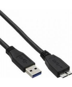 Kabelis Brackton USB Male - MicroUSB Male 3.0 2m Black Дата USB-кабели