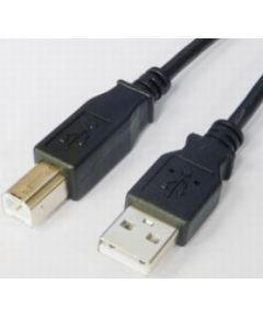 Kabelis Brackton USB Male - USB Male B 1.8m Black Дата USB-кабели