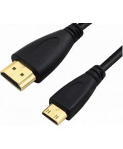 Kabelis Brackton HDMI Male - mini HDMI Male 1.5m Black  Кабель HDMI