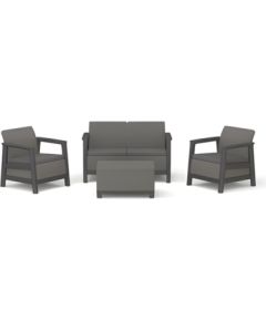 Keter Комплект садовой мебели Scandi Linea, двухместный, серый. Новинки Для дома и сада 