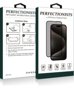 Tempered glass 2.5D Privacy Perfectionists Samsung S948 S26 Ultra black Ekrānu aizsardzība
