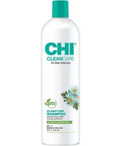 Farouk Systems CHI CleanCare Clarifying Shampoo - Hloubkově čistící šampon pro hebkost a lesk vlasů 739ml Уход за волосами