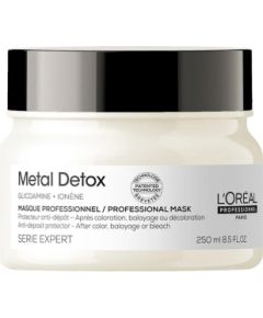 L'Oreal Professionnel, Serie Expert Metal Detox, Glicoamine + Ionene, Hair Treatment Cream Mask, Anti-Deposit Protector, 250 ml Matu kopšana