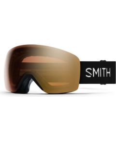 Smith Skyline aizsargbrilles, melnas/zelta spoguļstikls Ziemas sporta brilles