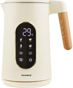 Электрический чайник, 1.7 л, 2200 Вт, бежевый/розовое золото, Klausberg, KB 9005 Чайники (электрические)