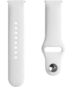 Evelatus   20mm Silicone Loop Watch Straps (S/M 110mm) White Smart-Watch aksesuāri