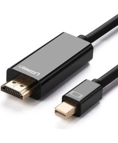 Ugreen   Mini DP Male to HDMI Cable 4K 1.5m Black Новинки Компьютерная техника
