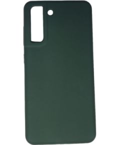 Evelatus Samsung  Galaxy S21 FE Premium Soft Touch Silicone Case Green Neoriģinālie Maciņi
