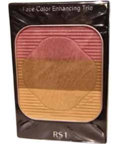 Shiseido, Face Color Enhancing Trio, Non-Comedogenic, Blushing/Sculpting & Harmonizing, Face Palette, Rs1, Plum, 3 Shades, 7 g *Tester Kосметические средства
