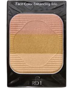 Shiseido, Face Color Enhancing Trio, Non-Comedogenic, Blushing/Sculpting & Harmonizing, Face Palette, Rd1, Apple, 3 Shades, 7 g *Tester Kосметические средства