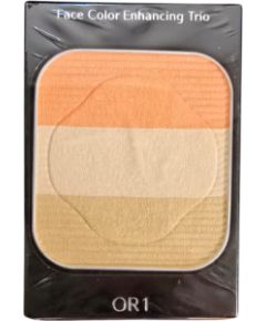Shiseido, Face Color Enhancing Trio, Non-Comedogenic, Blushing/Sculpting & Harmonizing, Face Palette, Or1, Peach, 3 Shades, 7 g *Tester Kосметические средства