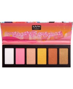 Nyx, Sugar Trip Squad, Cruelty-Free, Shimmering, Highlighter Palette, 01, SQUADHP, 30 g Dekoratīvā kosmētika