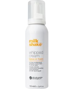 Milk Shake, Whipped Cream, Milk Proteins, Hair Leave-In Foam Conditioner, For Hydration, 100 ml Matu kopšana
