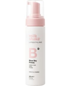 Milk Shake, Lifestyling Blow-Dry Primer, Hair Primer, Styling Hold & Thermal Protection, 200 ml Matu kopšana