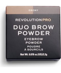 Makeup Revolution, REVOLUTION PRO, Vegan, Eyebrow Powder, Ebony, 2.2 g Kосметические средства
