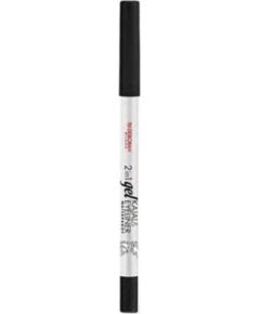Deborah, Deborah, Waterproof, Eyeshadow & Kajal Eyeliner 2-In-1, Black Kосметические средства