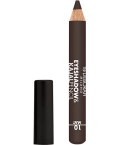Deborah, Deborah, Blending, Matt, Eyeshadow & Kajal Eyeliner 2-In-1, 10, Brown, 2 g Dekoratīvā kosmētika