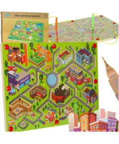 RoGer Koka Magnētiskā Labirinta Spēle “Pilsēta” Galda spēles