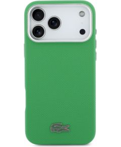 Lacoste PVC Iconic Petit Pique Metal Logo MagSafe Case Aizsargapvalks priekš Apple iPhone 17 Pro Max Neoriģinālie Maciņi