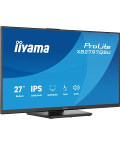 Iiyama ProLite XB2797QSU-B1 (68.5 cm (27 inches), black (matt), QHD, IPS, HDMI, DP, USB hub, ergonomic stand) LED / LCD мониторы